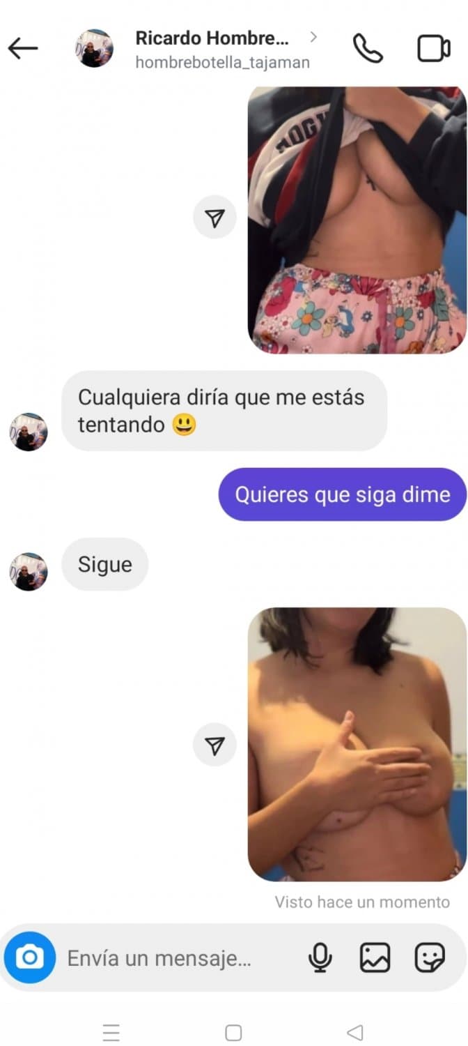 La exmujer de un amigo le escribe y el amigo se lo goza con la cerda (María Jesús Mata)