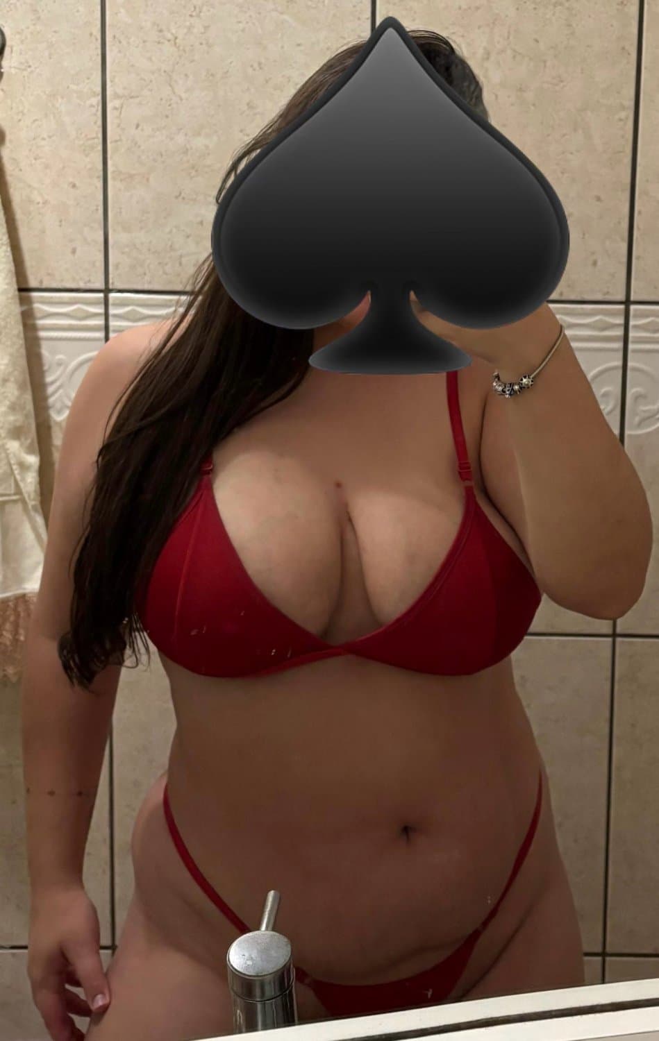 Provando as novas lingeries