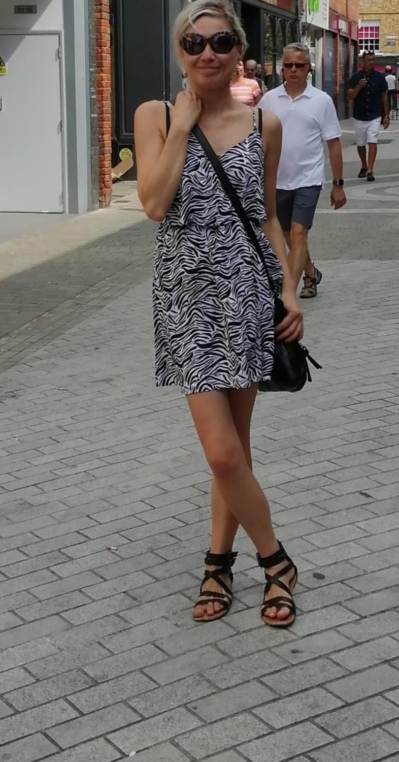 Pics of my wife naked and dressed from naked bike ride