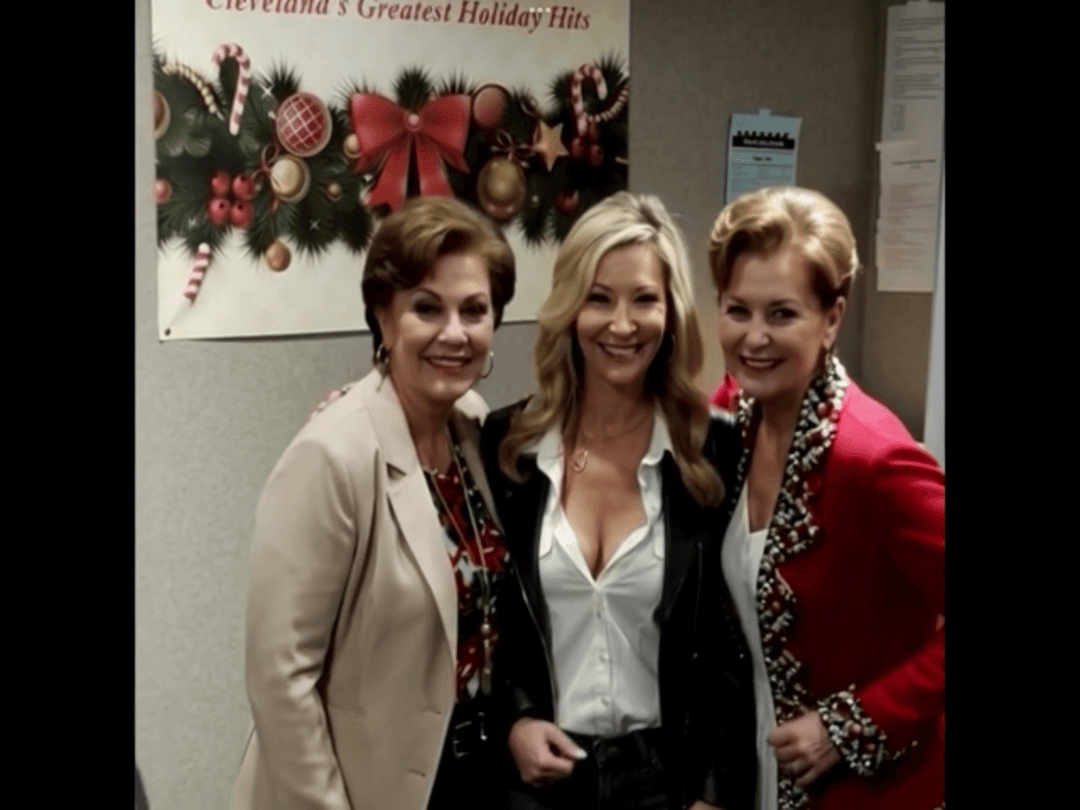 Naked News Anchor/ Christmas Party