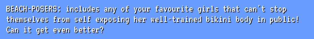 IRL-Contest: <BEACH-POSERS> category [college] [bikini] [beach] [slut] [request] [vote] [teen]