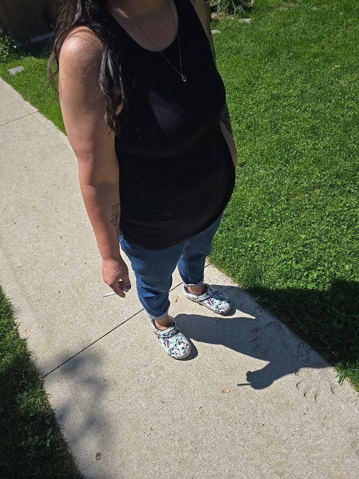 Creepshots of my mom working hard