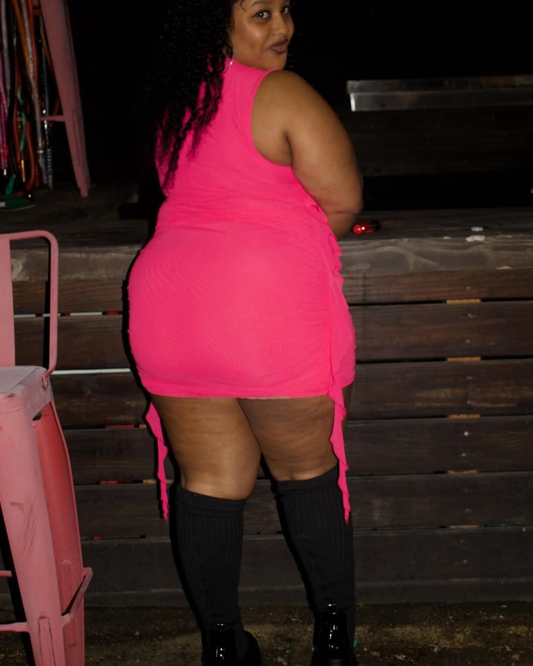 SEXY CURVY THICK EBONY BBW BIG BOOBS & BIG OLE ASS BOOTY