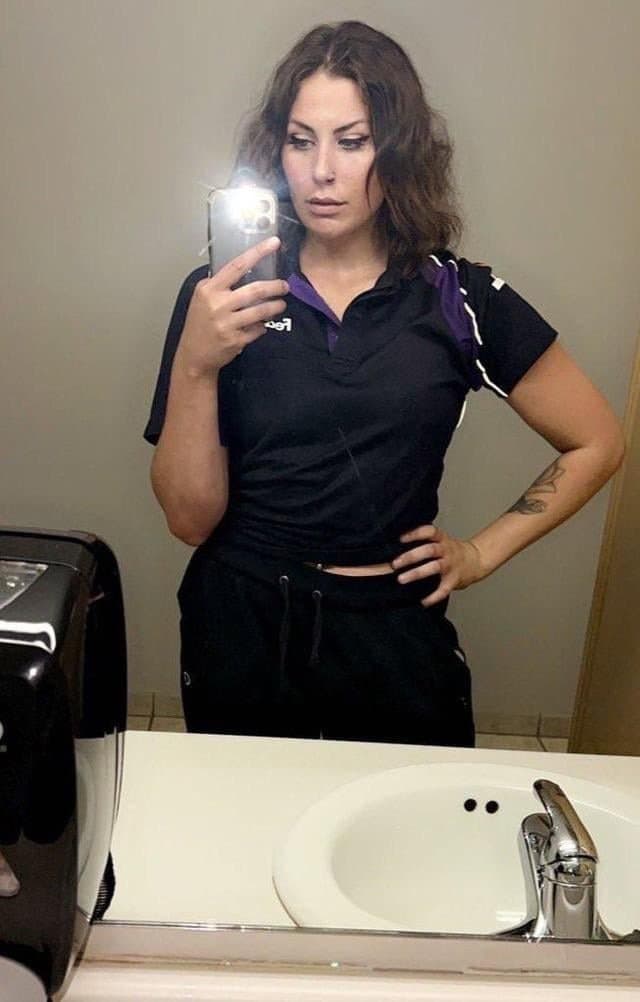 Britt, Fed Ex Slut sucking cock