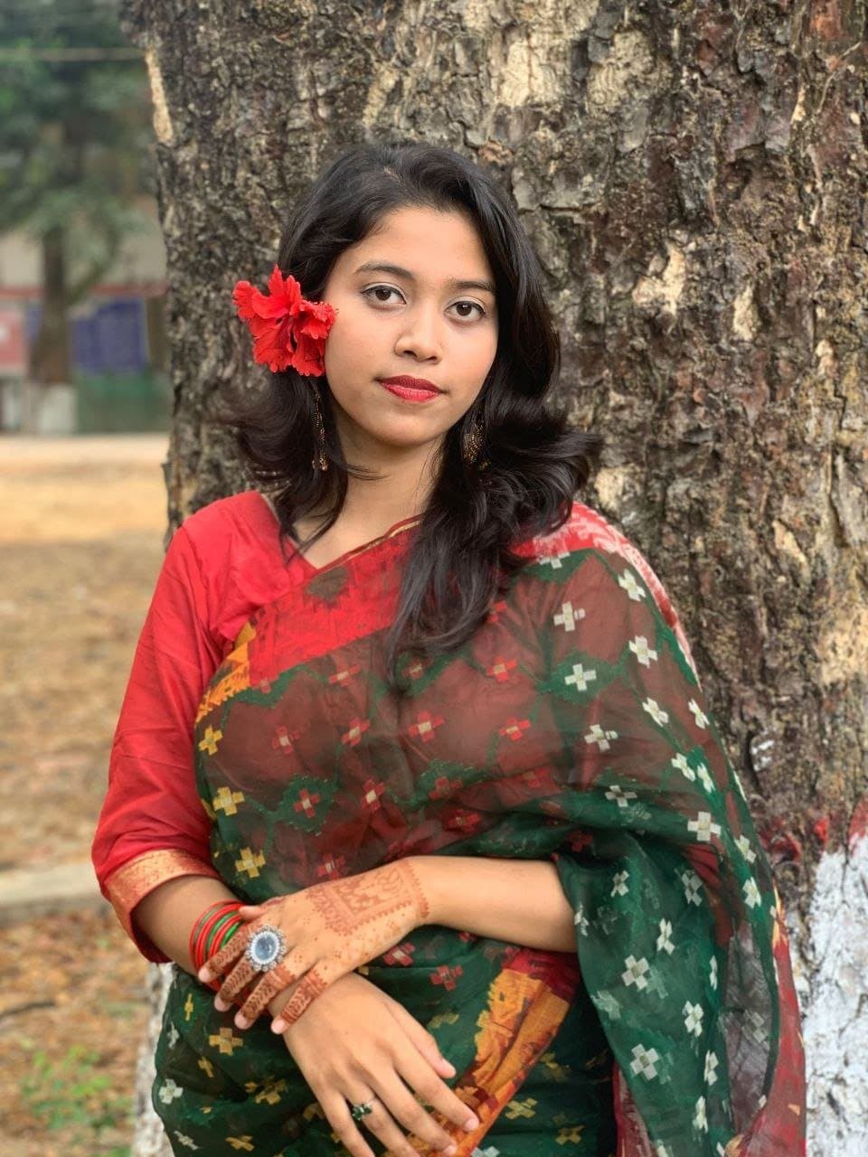 Beautiful bengali Sexy Figure GF Pressing Boobs Fingering