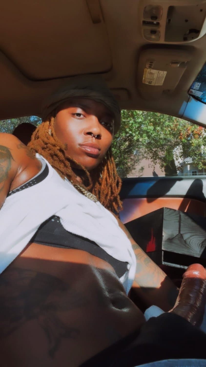 Black dyke stud ebony tomboy Tajee P2