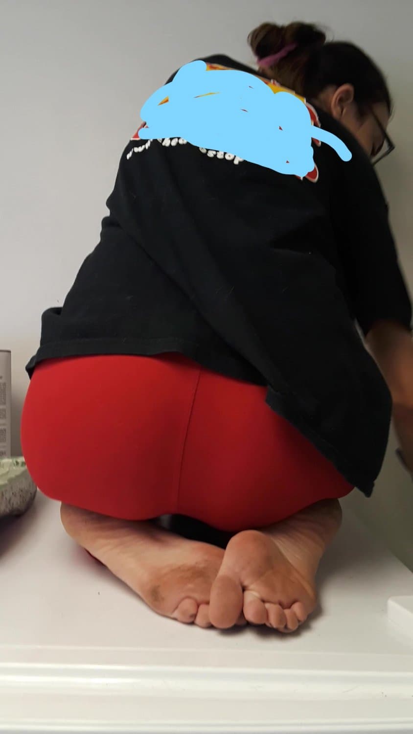 painting the office while being creeped