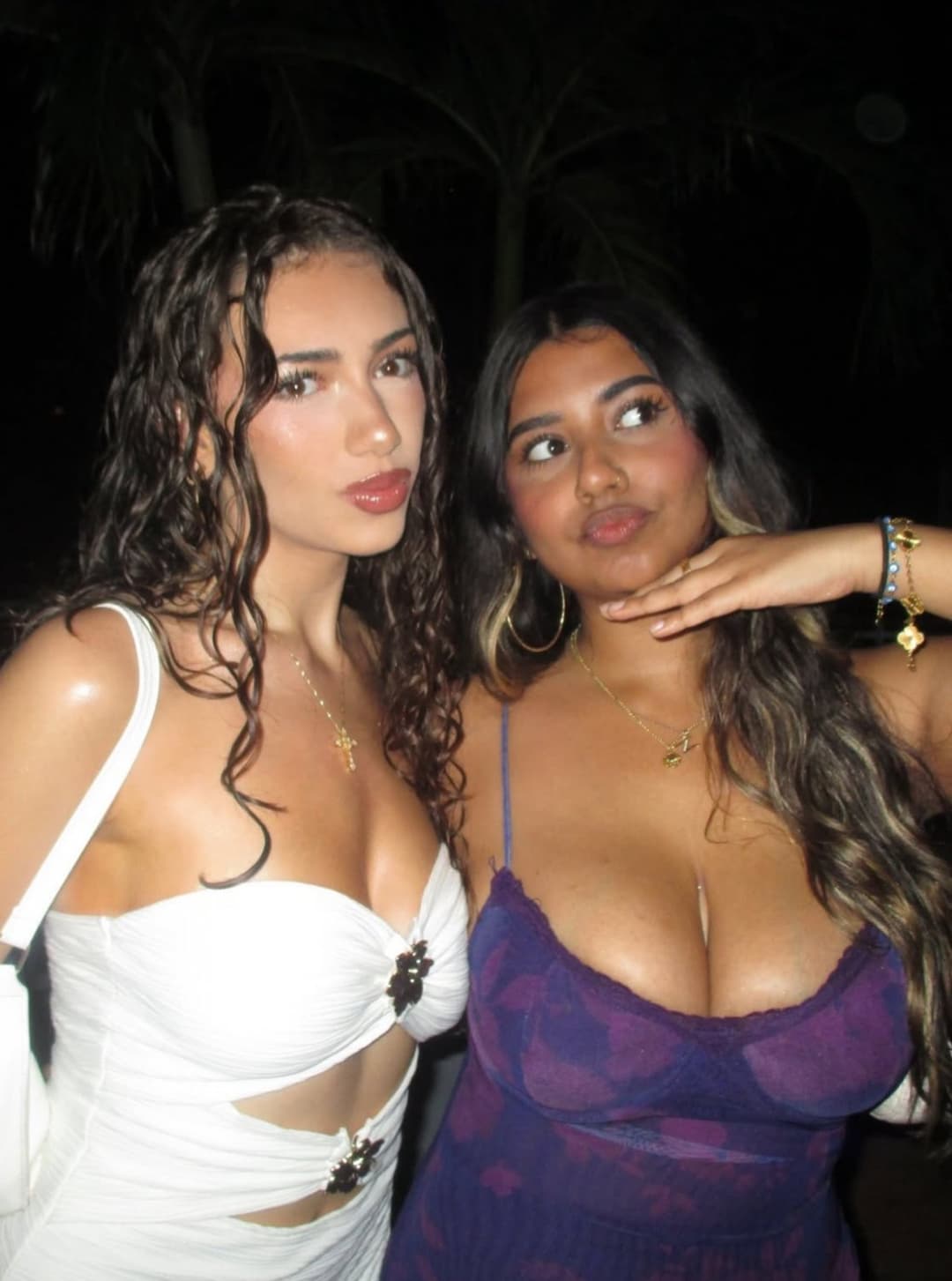 Nazia gives her friend Eleni breast envy