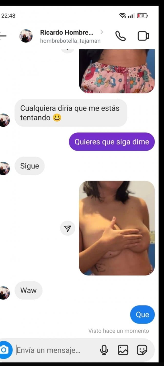 Cuando un amigo recibe un mensaje de la mujer de su amigo ... Putona tetona de Barcelona María Jesús