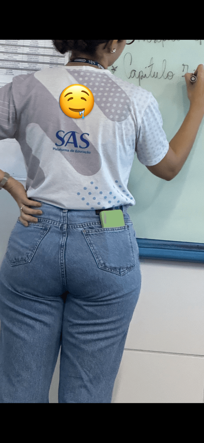 professora magrinha do bundão