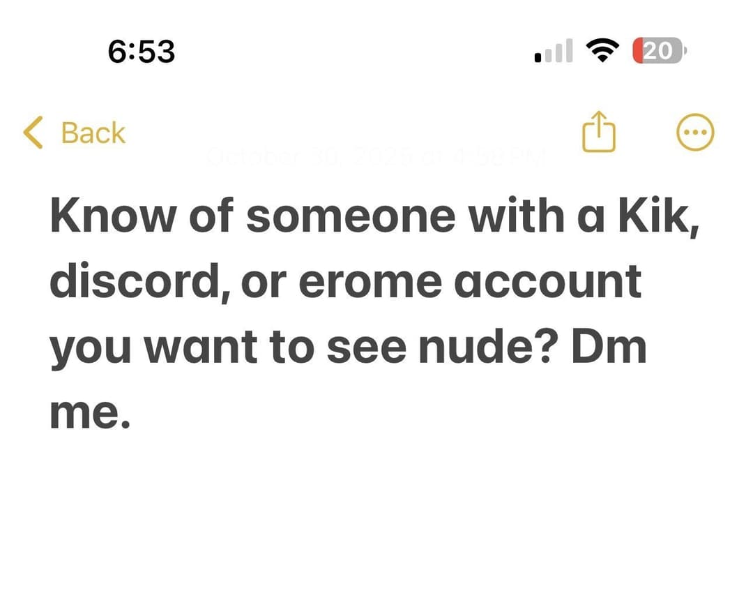 Let me message a girl you know on Kik! Her boyfriend sent me her username to message her. Results: