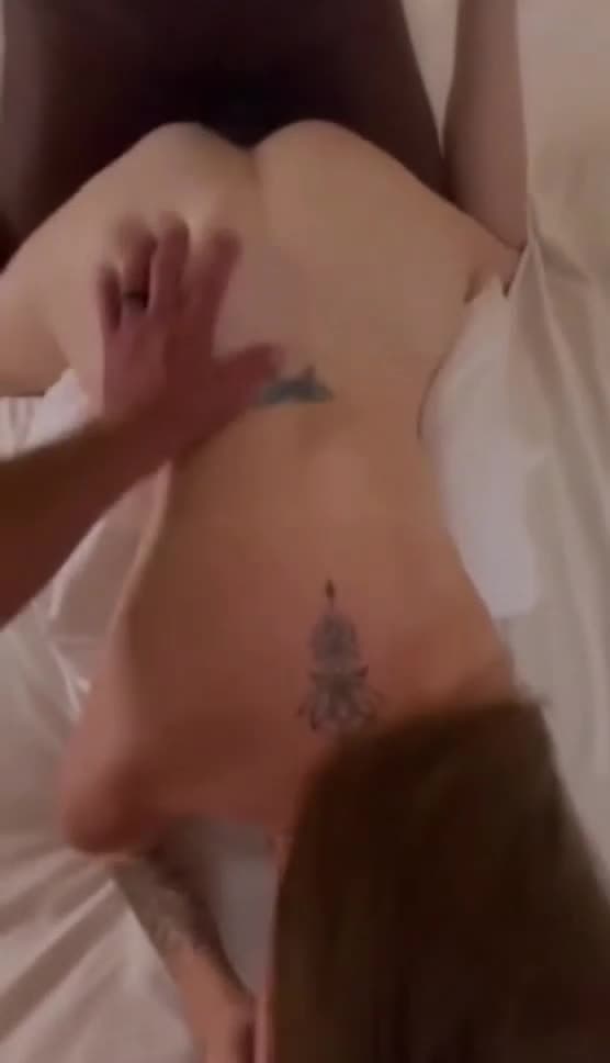 Whore wife takes two dicks