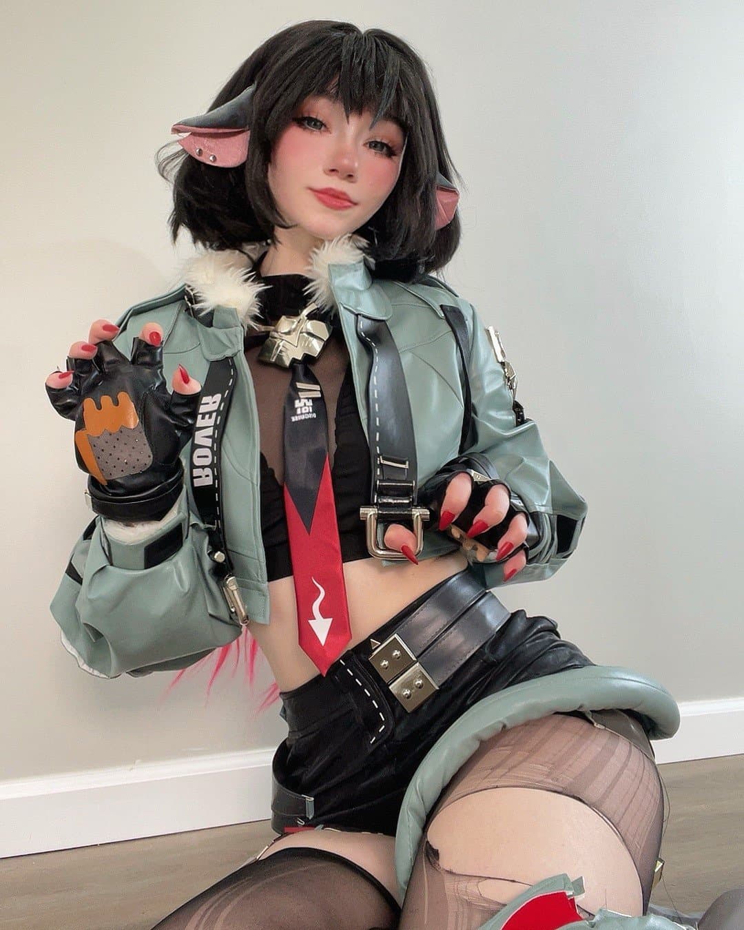 cute white egirl cosplay blowjob doggy(DM ME FOR REQUESTS) AI #206