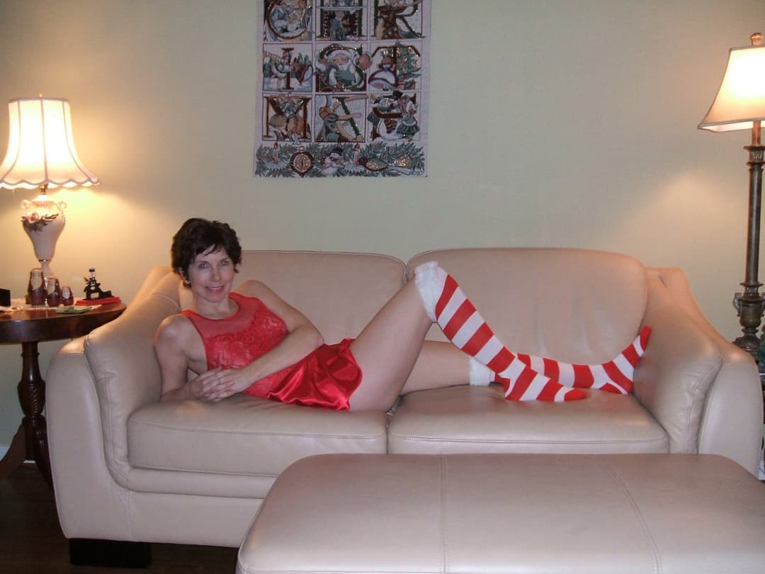Christmas Memories MILF Nude by Christmas Tree 2