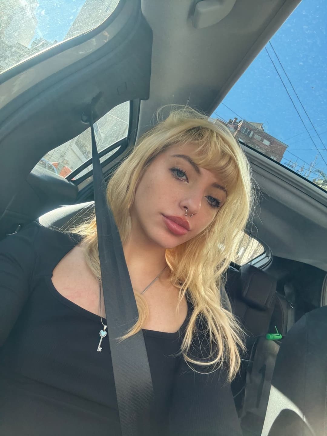 Are you up to having fun with me here inside the car