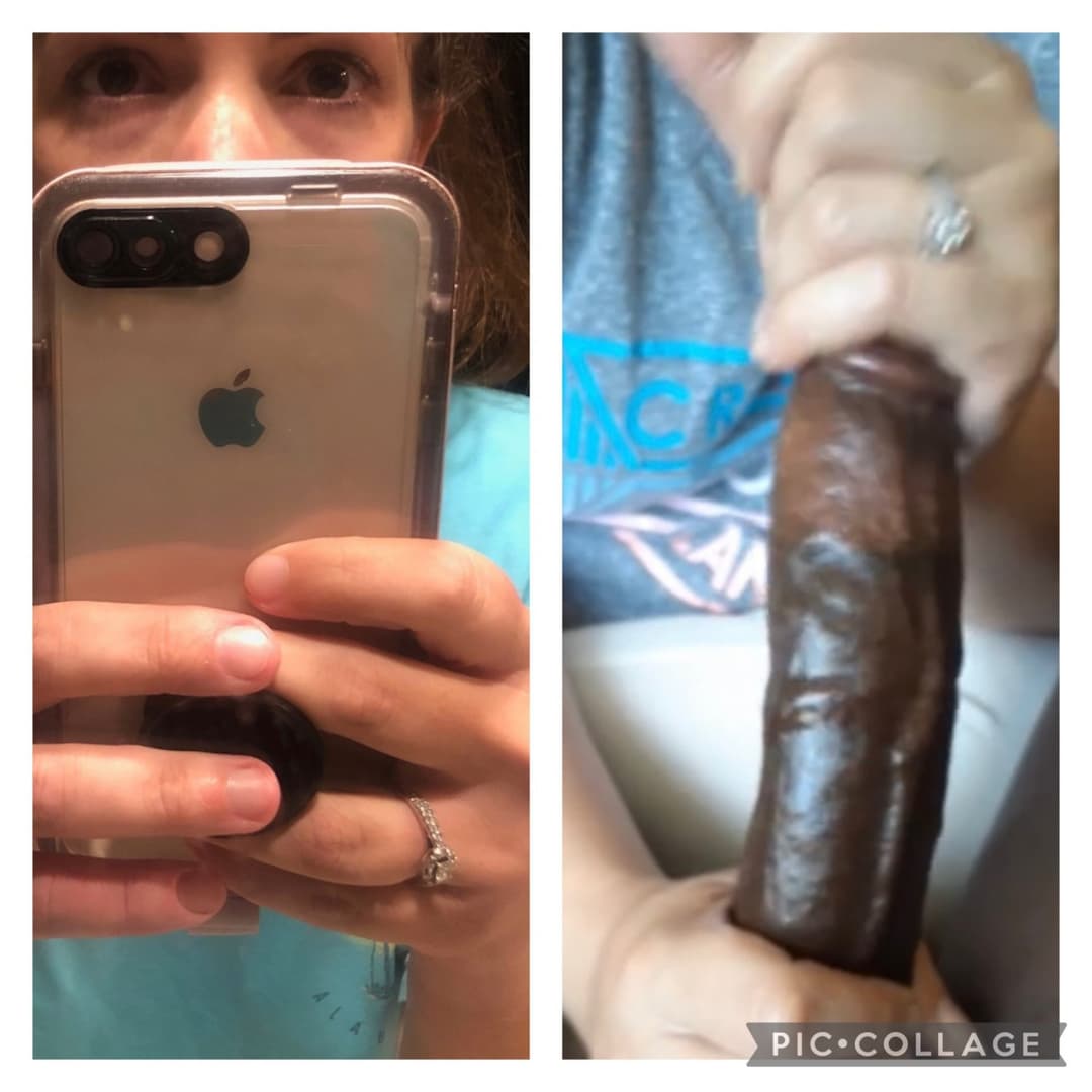 Lindseys wedding ring on black cocks