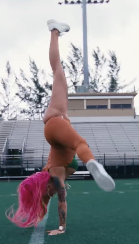 Tay $ flashes pussy in her music video