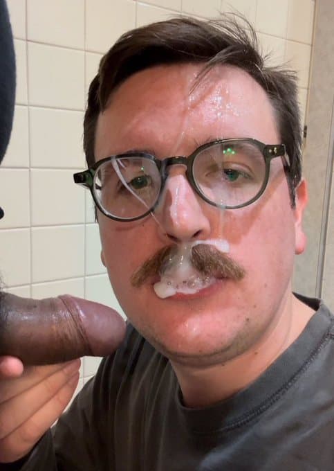 Click to view full size Andrew brown, Faggot, Cum swallower, Pig.