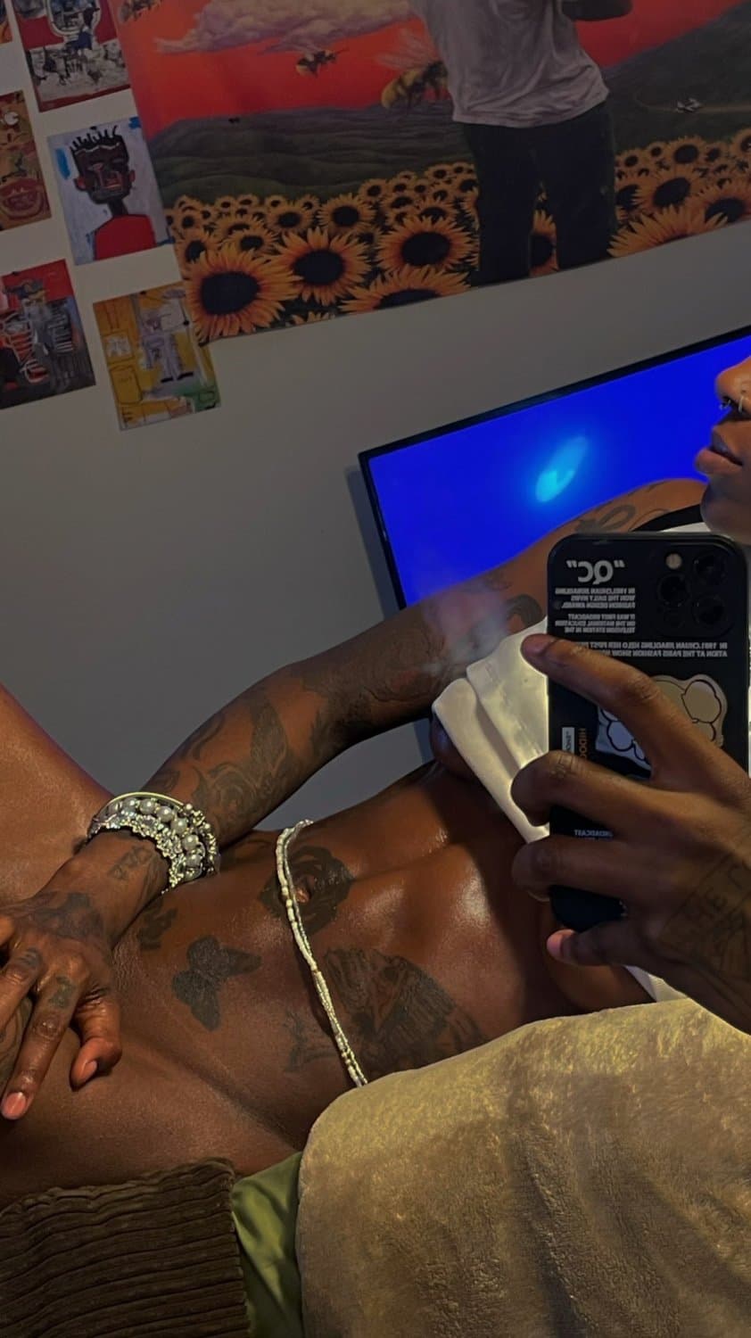 Black dyke stud ebony tomboy Tajee.