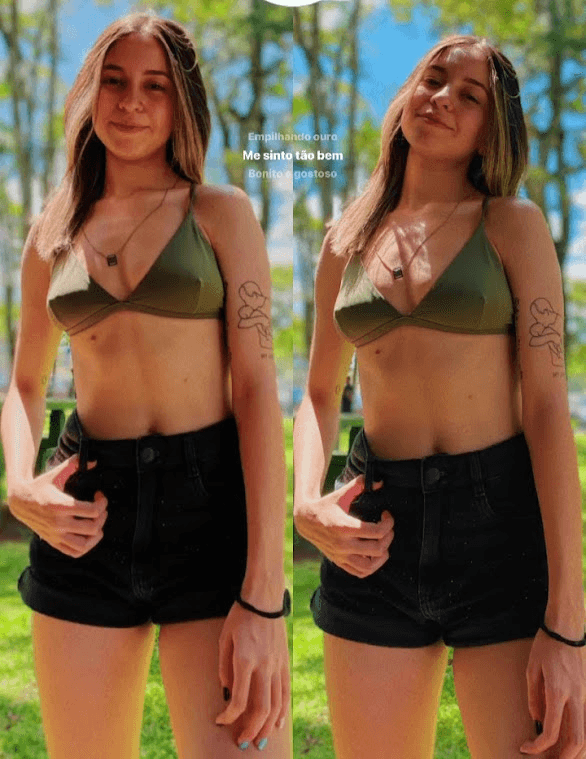 Aline, 18 | Shy teen debuts as a slut