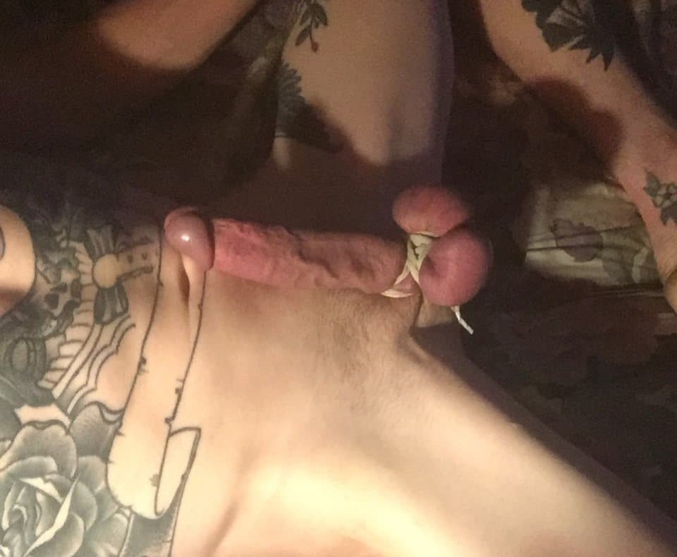 San Bernardino white cock self sucking cum eater Mike