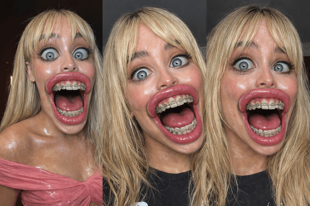 Creepy Braced Demon Celebrities, Sabrina, Sweeney, Pinkpantheress, Ella Purnell, S& Rachel Zegler