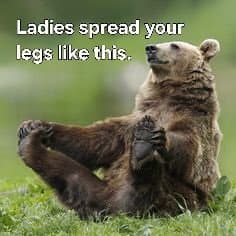 Ladies spread those nude legs