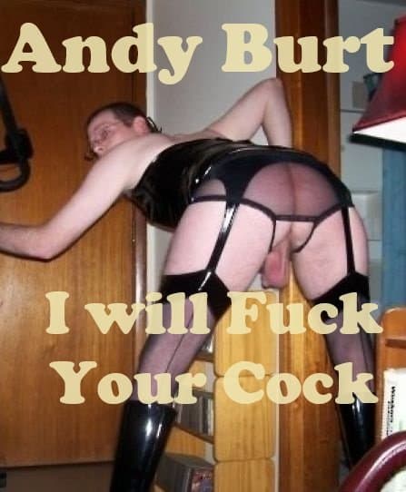 Andy Burt in Crotchless Panties