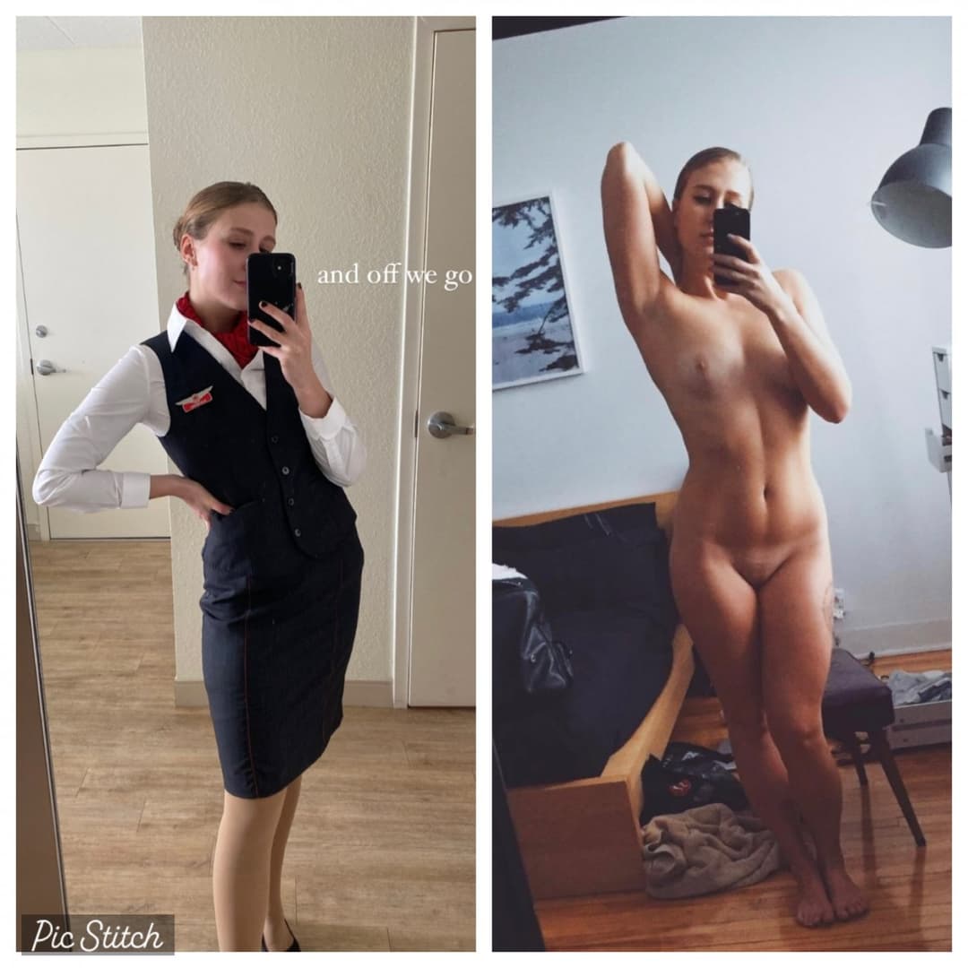 Flight attendants on off