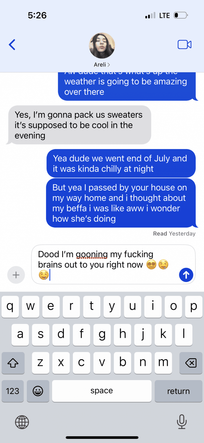 My name is Ricky and i love gooning to my beffa Areli ?‍? kik filthrgoon