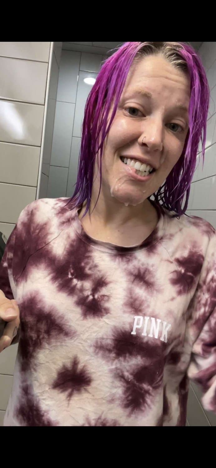 Colored hair slut