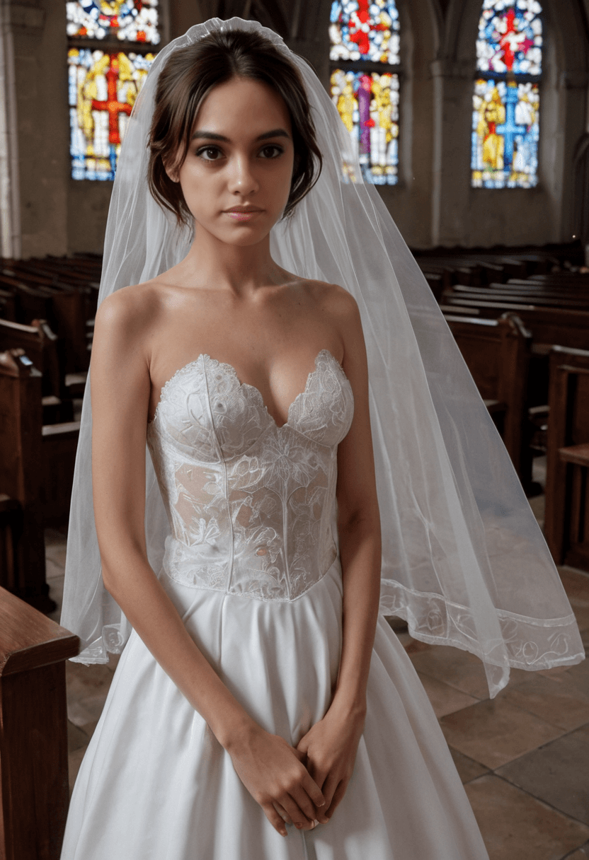 Virgin bride gets ritualistically fucked on her wedding night