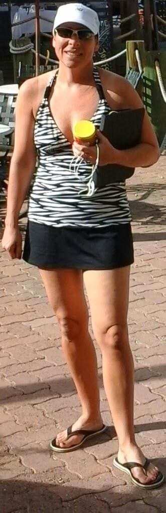 Click to view full size Sexy, horny, naughty Mormon milf in swimsuits and her birthday suit!!