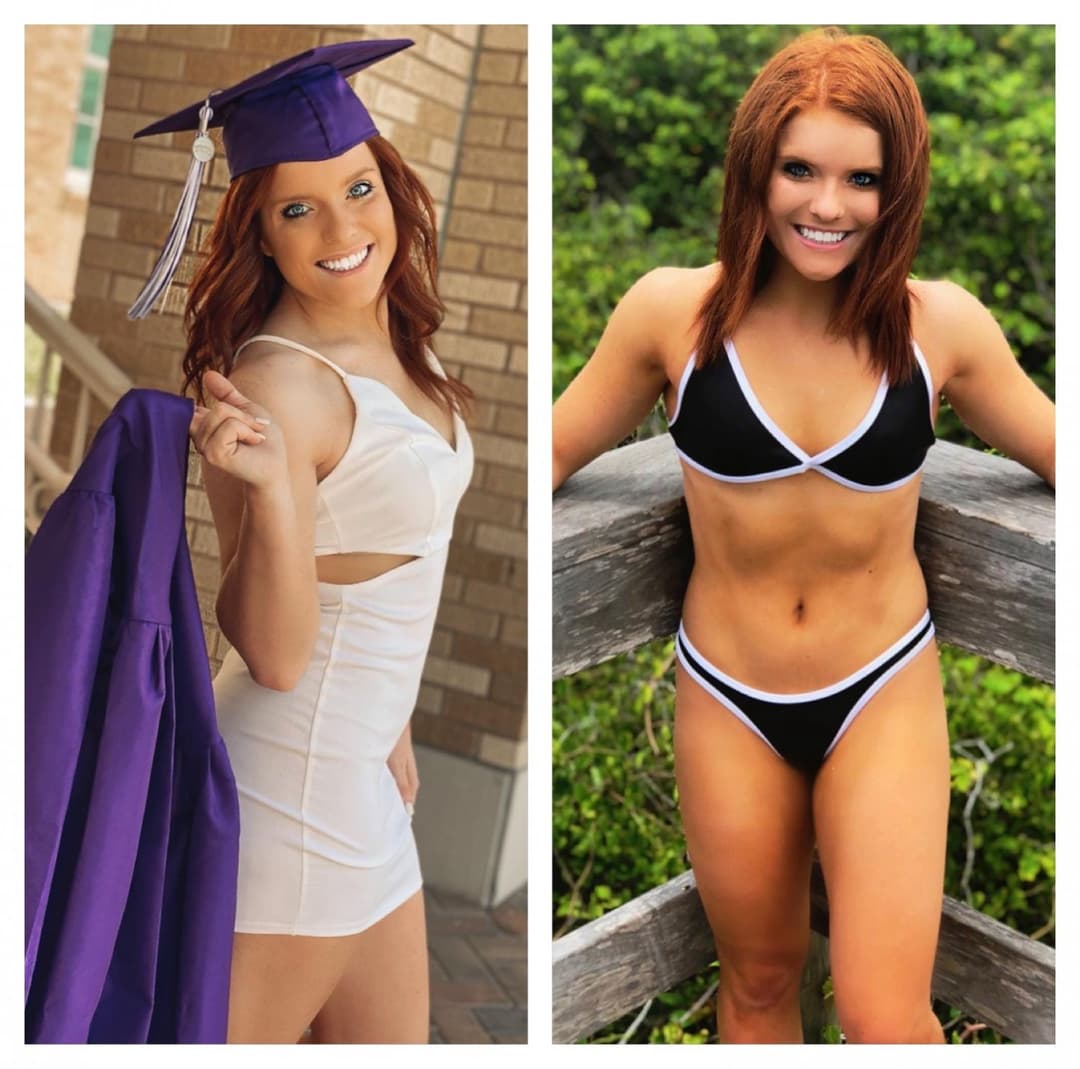 Hot College Bikini Twins (Redheads)(Athletic)
