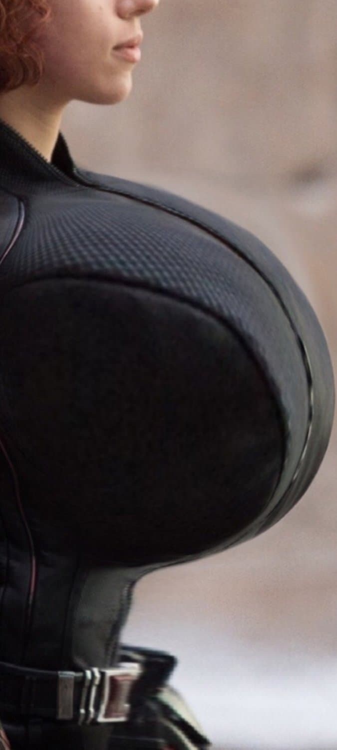 Scar Jo/ Black Widow Mega Boobs