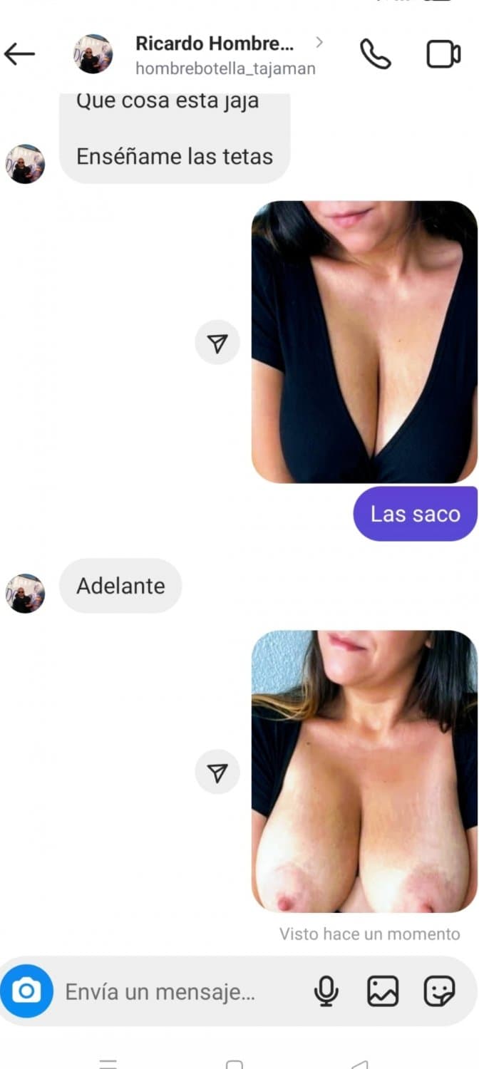 La exmujer de un amigo le escribe y el amigo se lo goza con la cerda (María Jesús Mata)