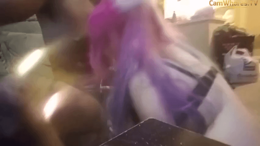 Neon Hair BBC girl Genevieve Fairbanks all 3 clips with ashuraleingod