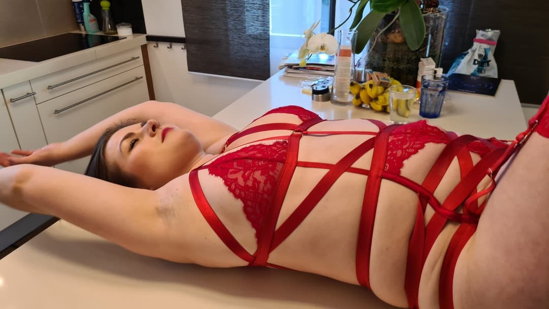 HotWife Whore Martyna L. - Red Lace Lingerie PART 1 - WebSlut from Wroclaw Poland