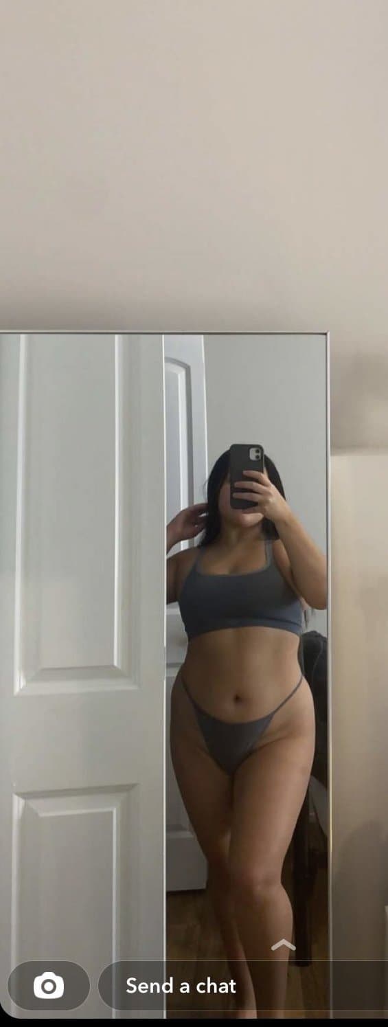 Latina teen cutie forgot to logout Snapchat on campus computer