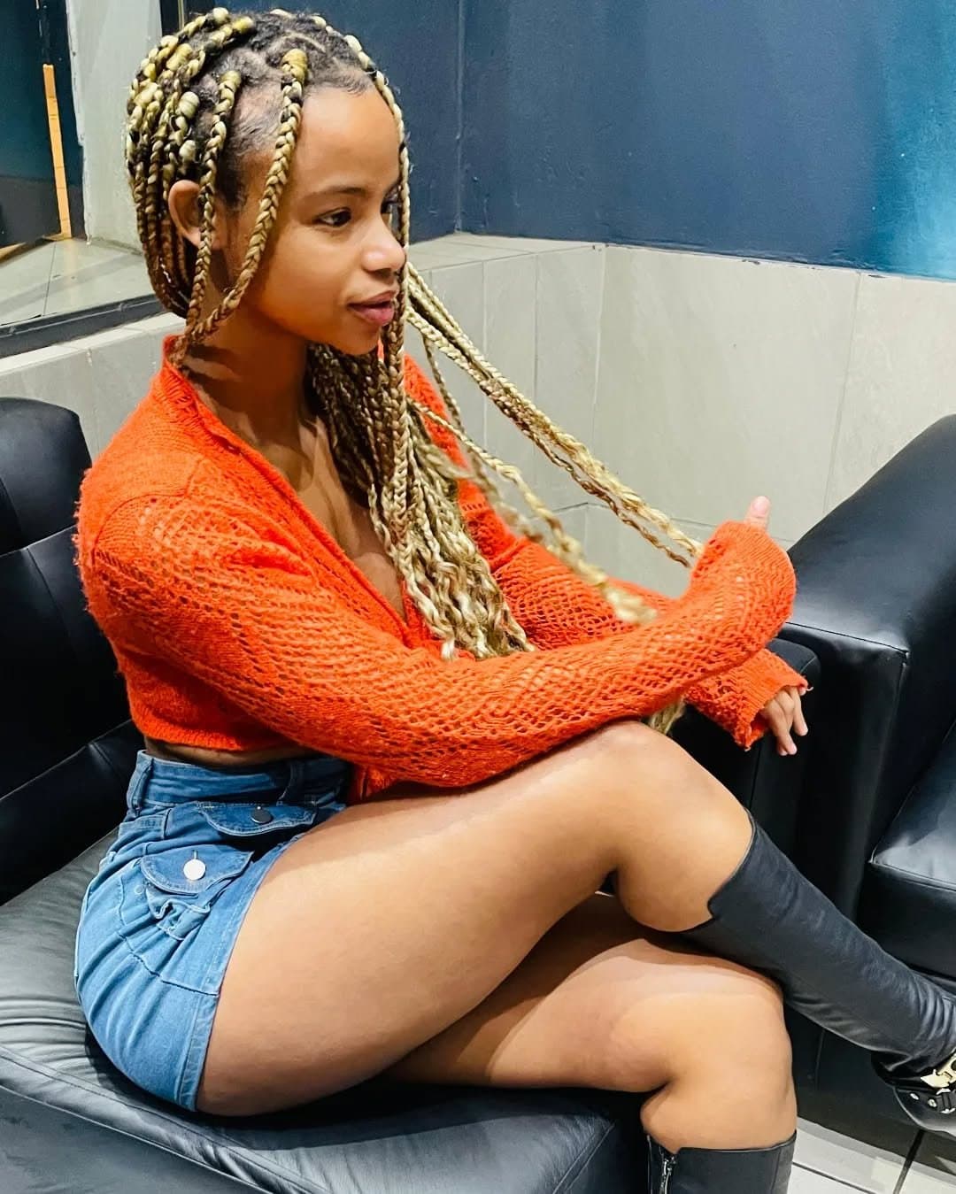 Thick South African teen