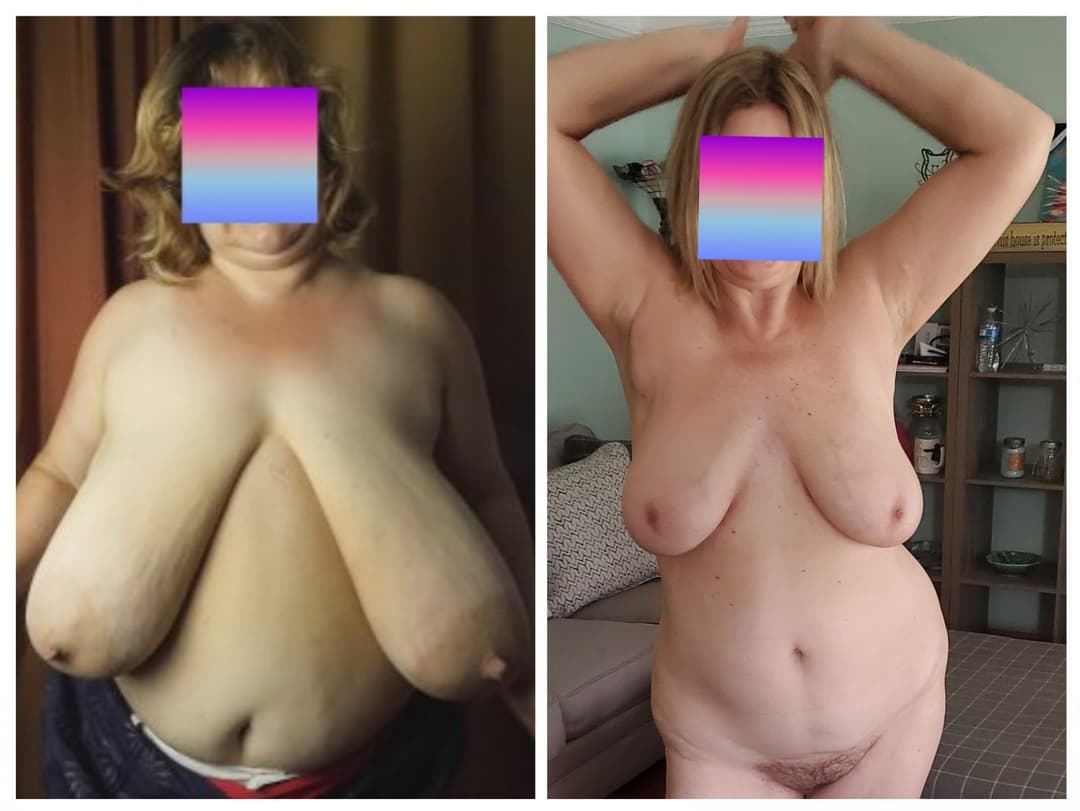 COLLAGE#3 me side by side with some of the BIGGEST BOOBS on erome