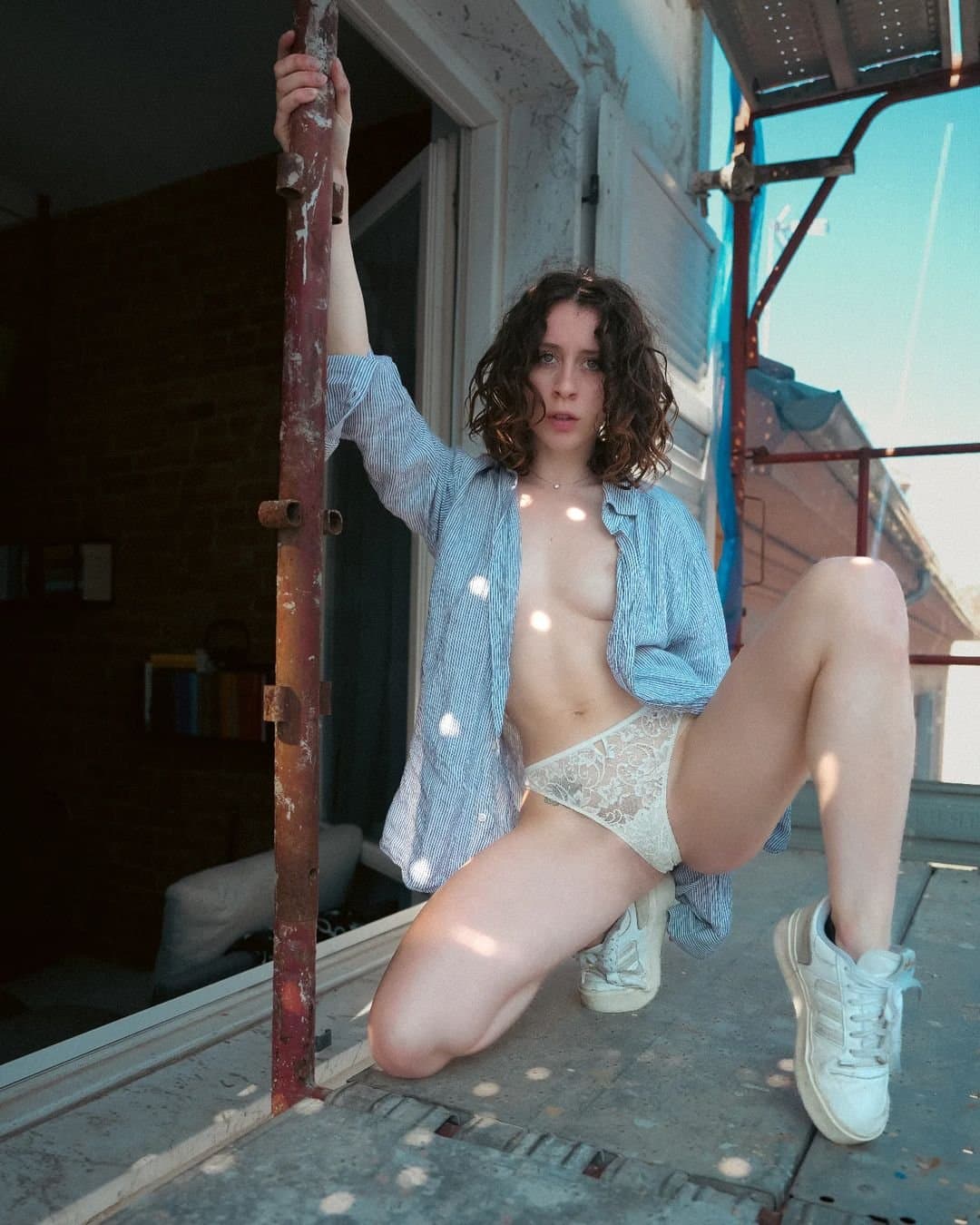 Italian couple outdoor sex