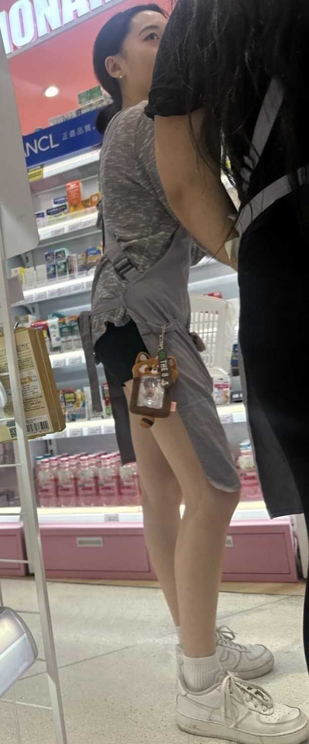 Short Short Asian With Cute and Tiny Ass Creepshots