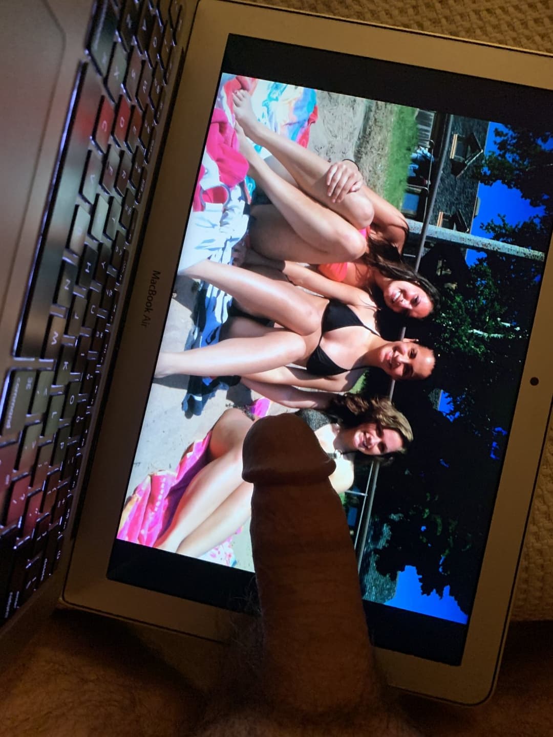 Cocking and Cumming Bikini Girls!