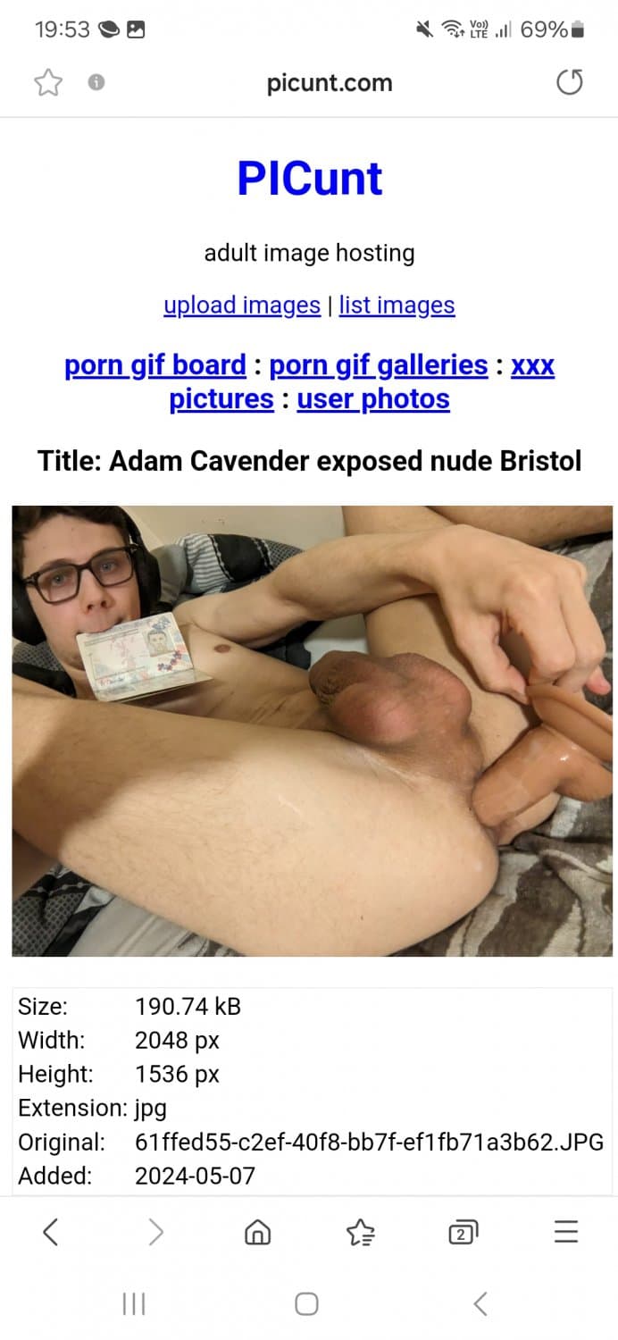 Fag to share and spread Adam Cavender - he desperately wants to be spread and ruined, please help...