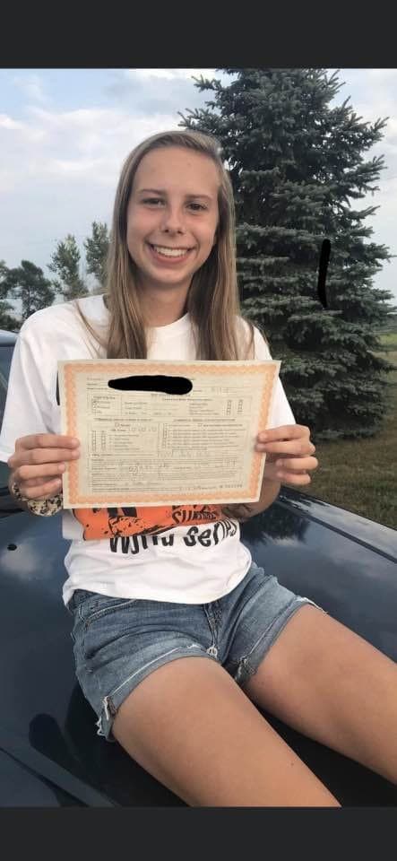 Andrea, 19, needs to be careful of her snoopy little brother