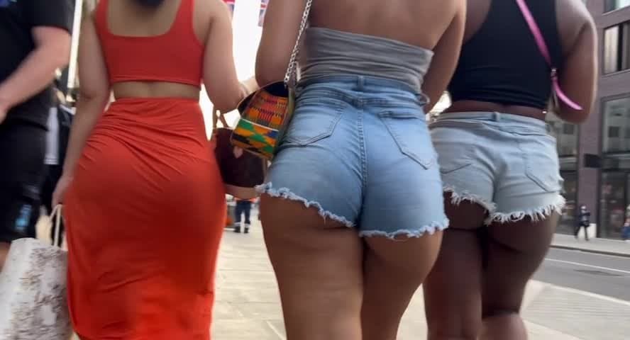 ASIAN BIG BOOTY THICK RED DRESS CANDID WALKING PAAG SUNDRESS