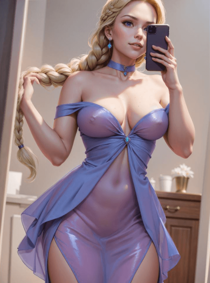 Lust Goddess (porn game) Blonde Woman