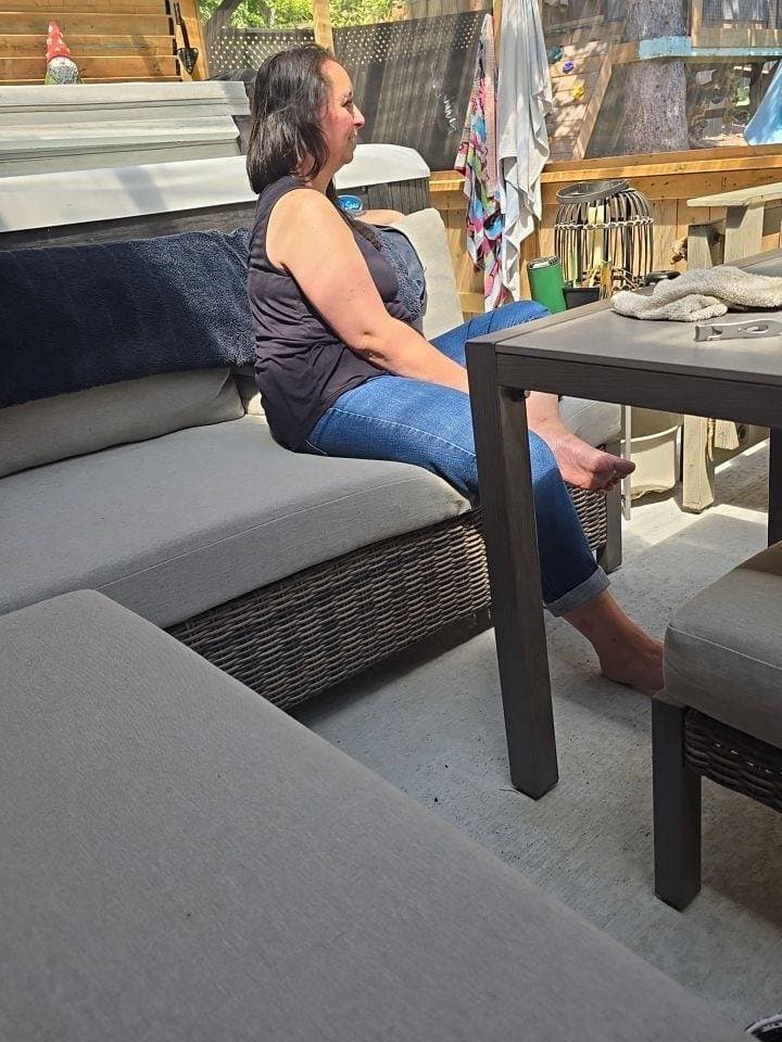 Creepshots of my mom working hard