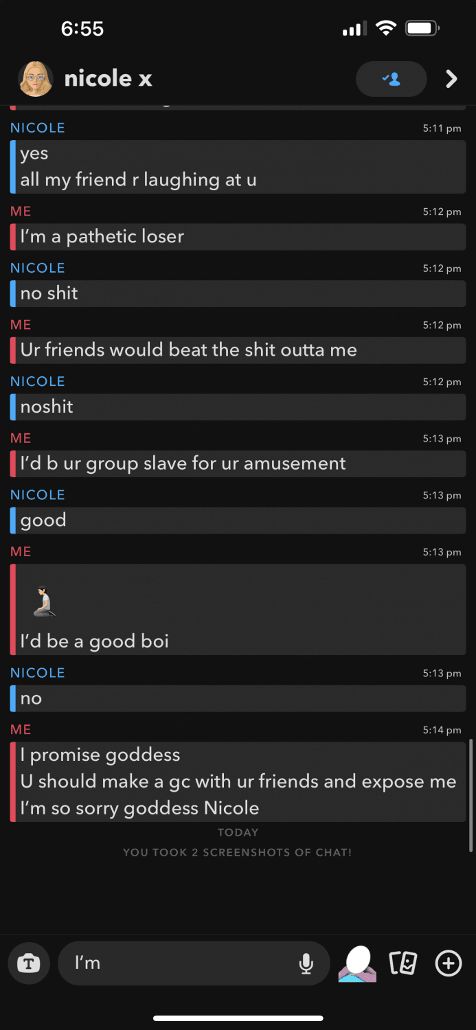 Click to view full size aussie wb chats w black goddess on snap